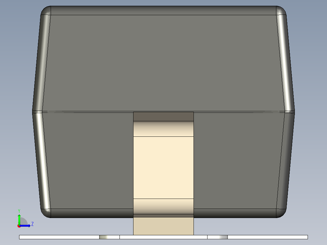 元器件3D封装sod32338左视图