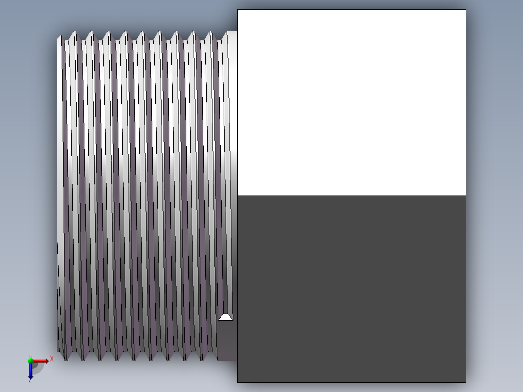 转接头-内外丝等径 DN32俯视图