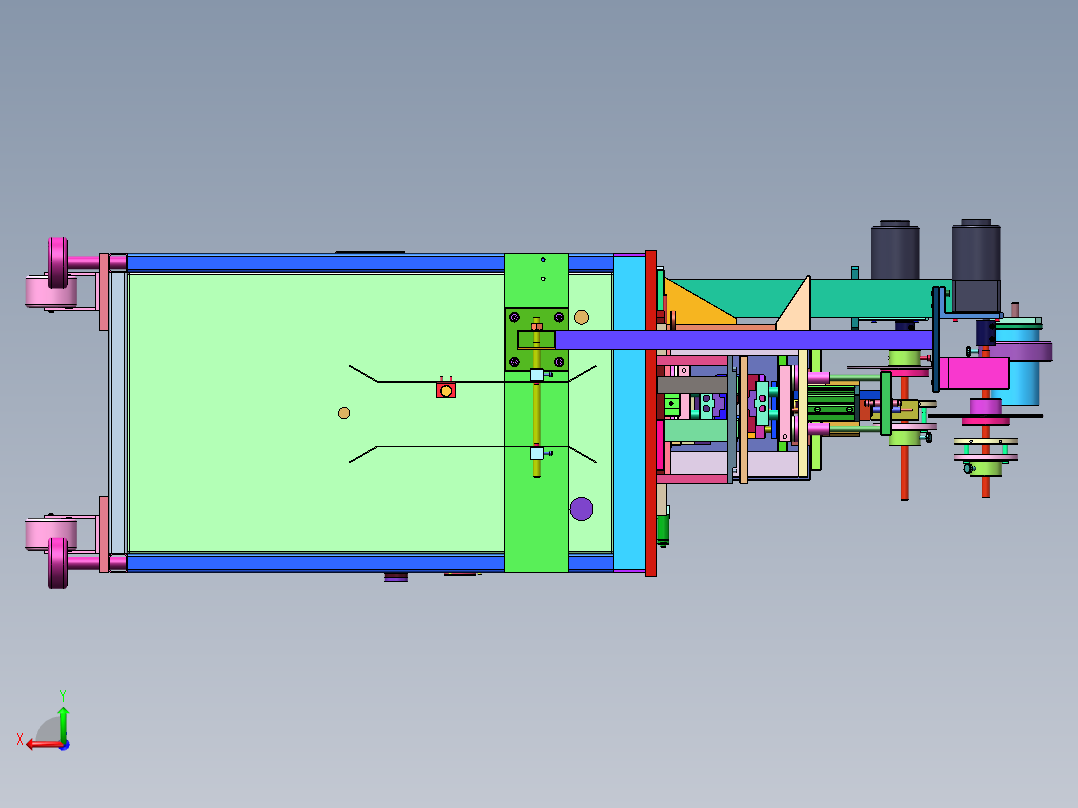 载带成型机sw18后视图