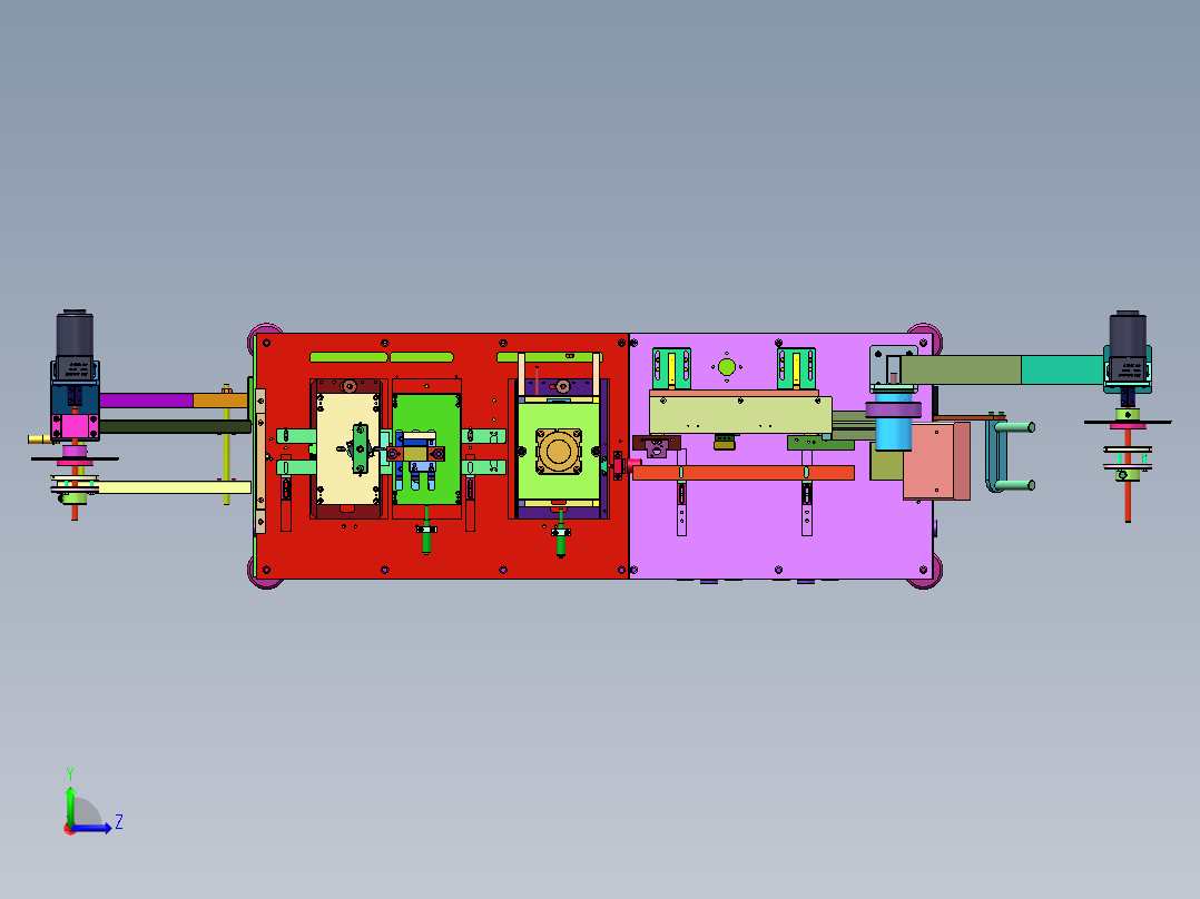 载带成型机sw18左视图
