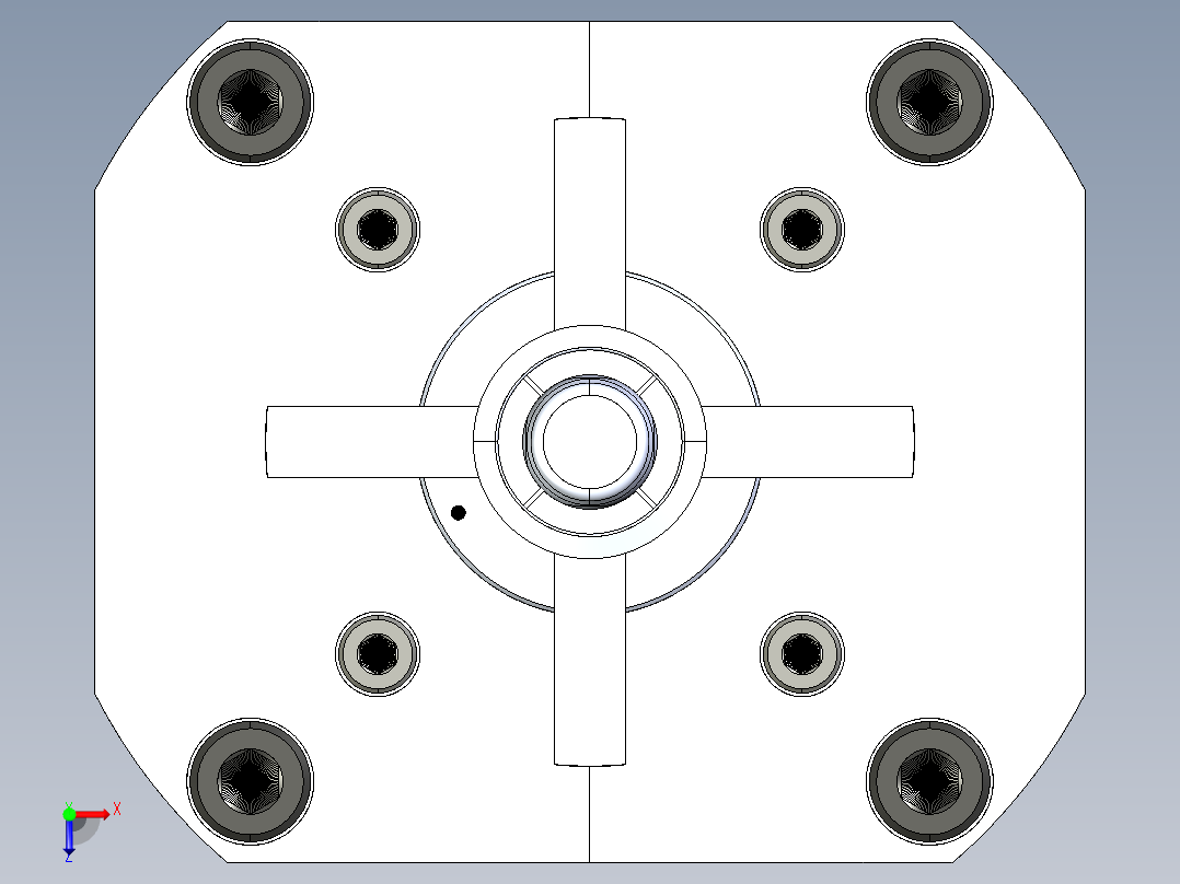 KOSMEKSWH2100-G多系列多零件图纸模型多系列多零件图纸模型俯视图