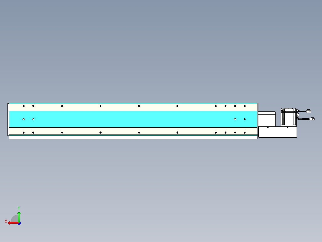 威洛博VBC同步带传动一无尘环境VBC17-L45-S1000-BL-ZP75-C3后视图
