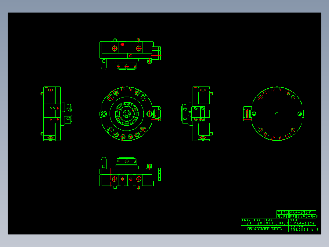 KOSMEKSWR0500-M-B多系列多零件图纸模型多系列多零件图纸模型