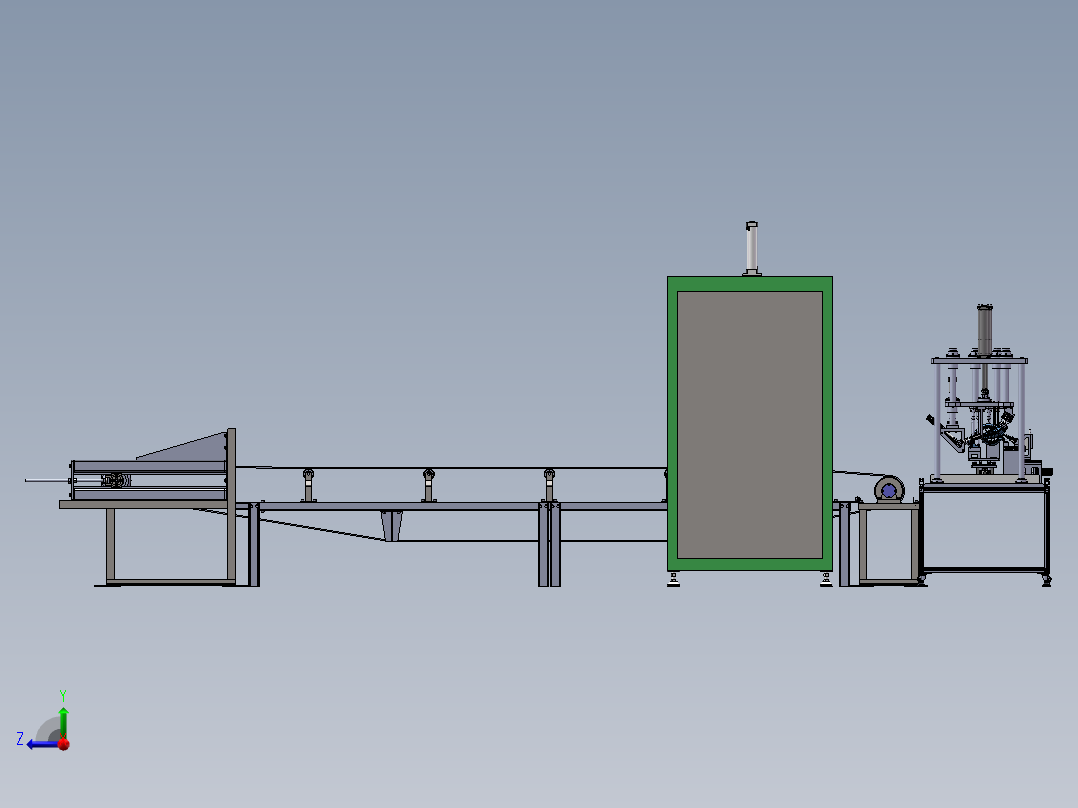 检测机整体方案(1)右视图