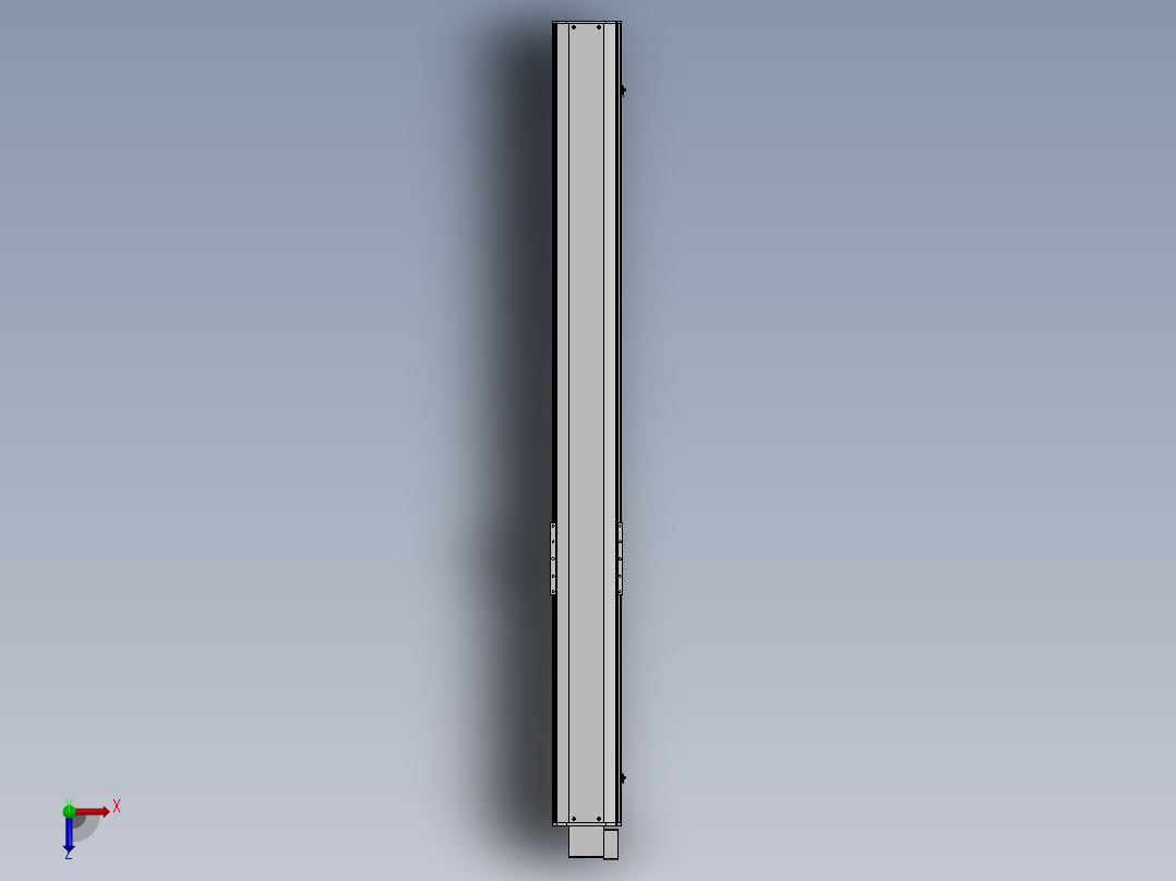 精密模组MT220-L150-2200-RD-M75-C4俯视图