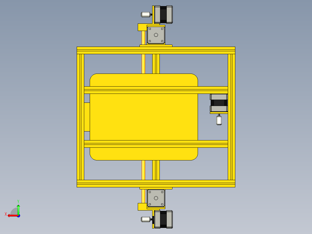 3D打印机后视图