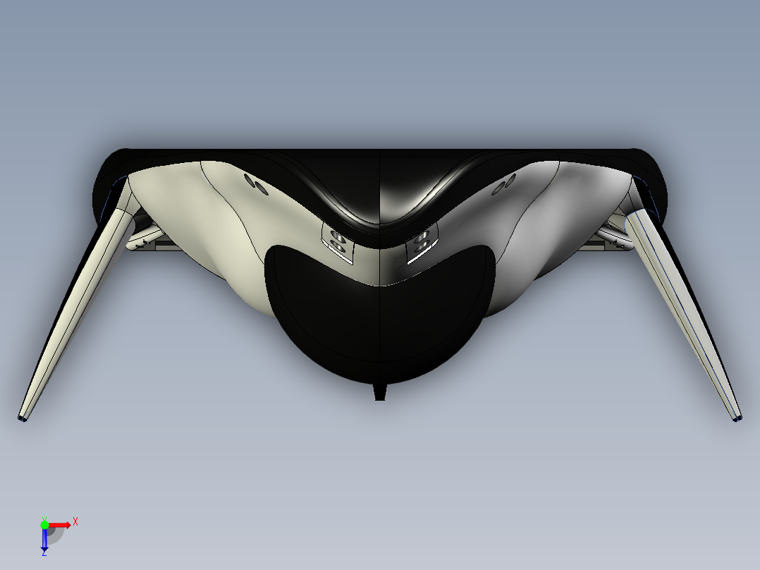 Dream新型航天飞机俯视图