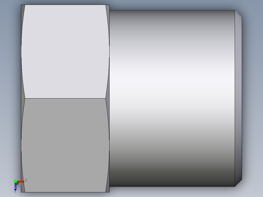 卡套式工业通用硬管接头EO_Blanking_plug_for_tube_ends_ROV08S71X俯视图