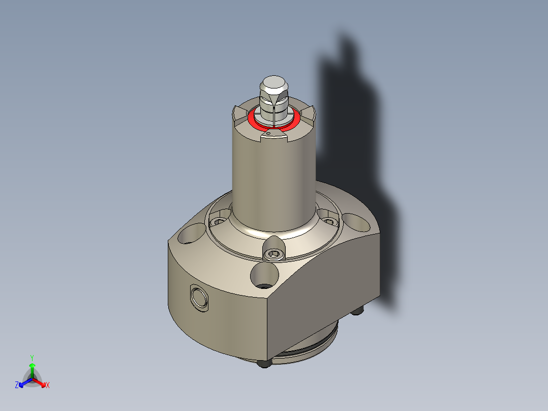 KOSMEKSFA1000-M1N-080-H60多系列多零件图纸模型多系列多零件图纸模型正等轴测图