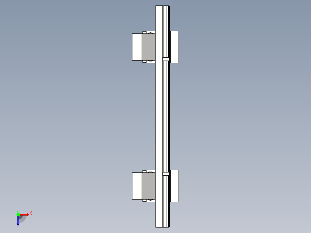 压刹车铰链弯曲成形工具俯视图
