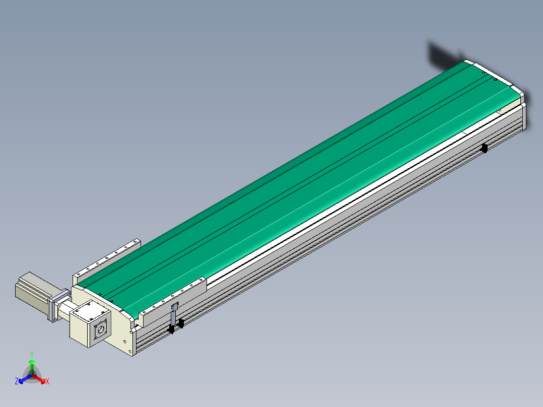 东锦同步带传动-直线滑台模组DH270B-C-L150-S1250-BL-P750W-C3