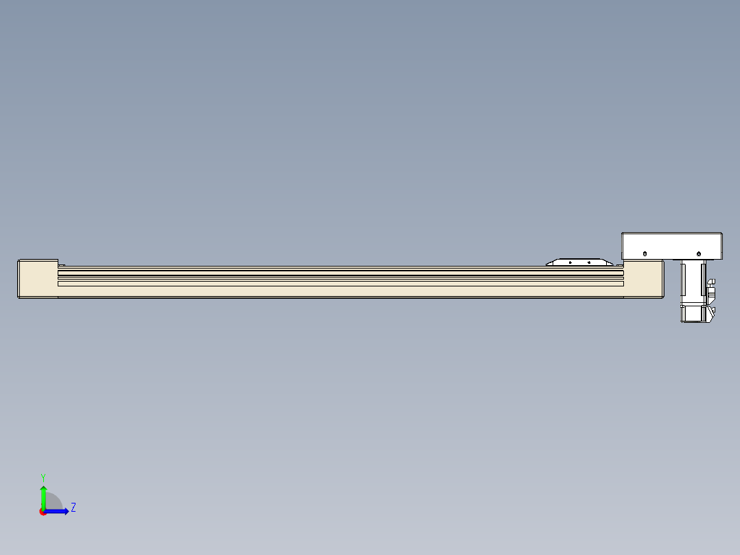 同步带全封闭直线模组TPA-HCB-65S-90-L700-M-C-P10-N3左视图