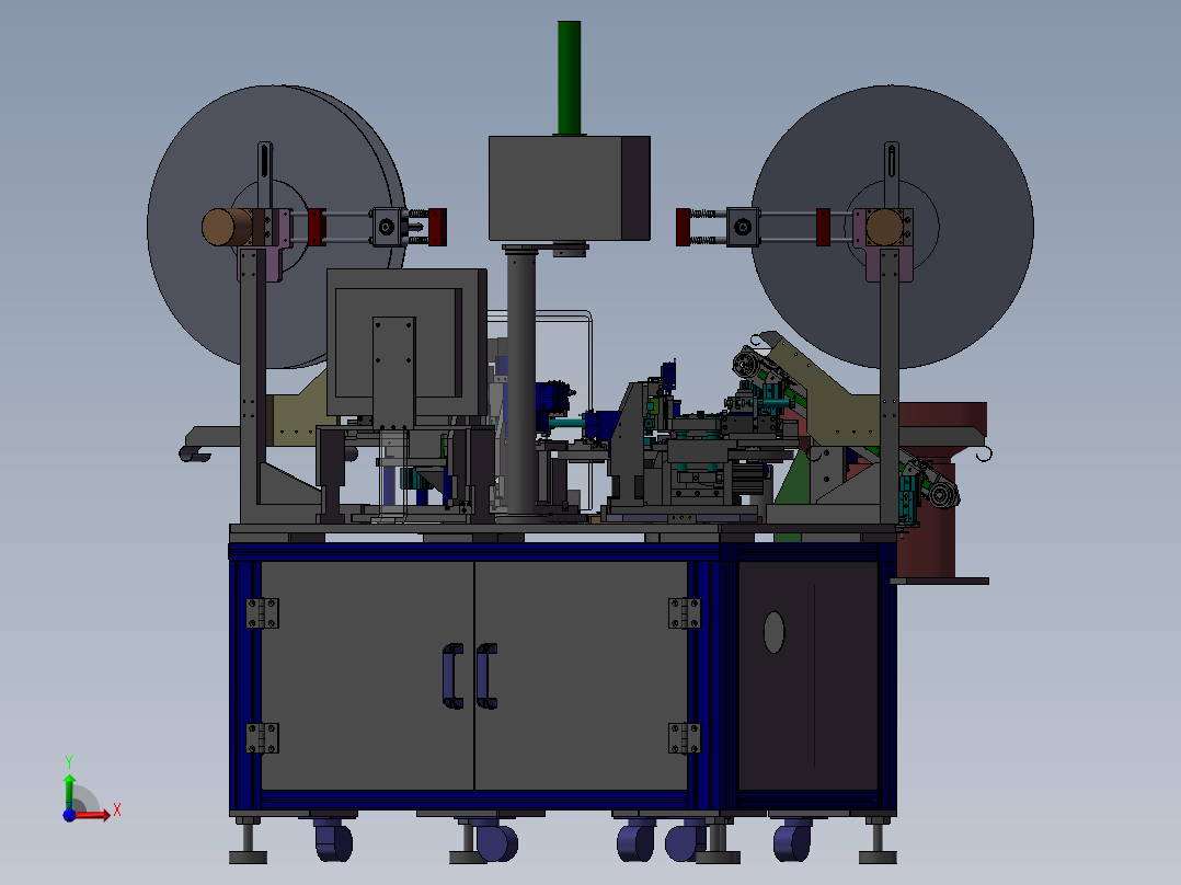五金件自动组装机前视图
