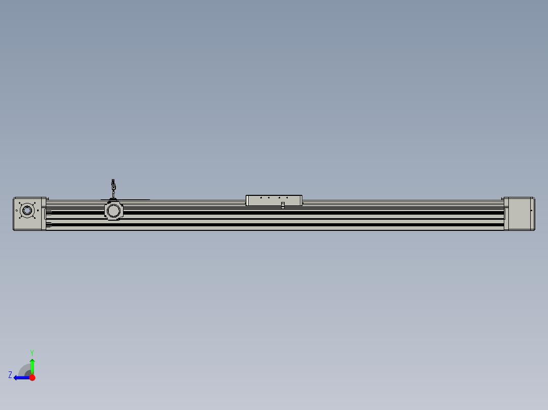 威洛博直线电机模组EB20-L224-S1650-BR-ZP75-MS3-5K右视图
