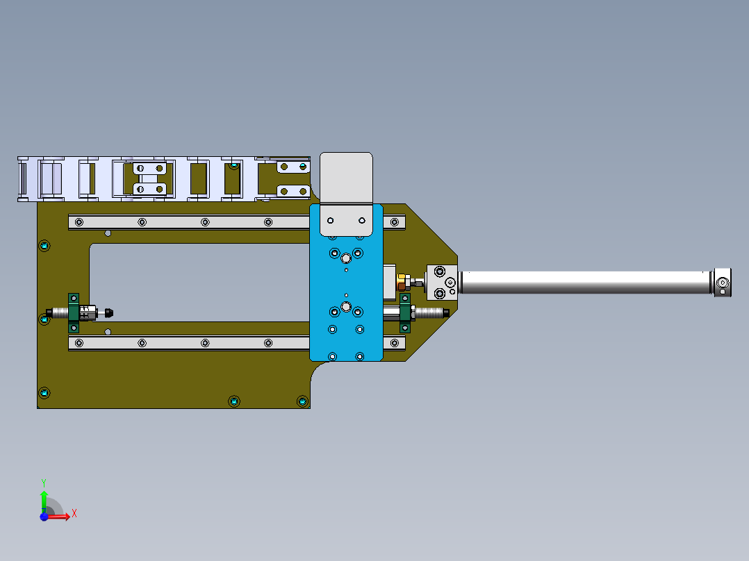 机械手模组前视图