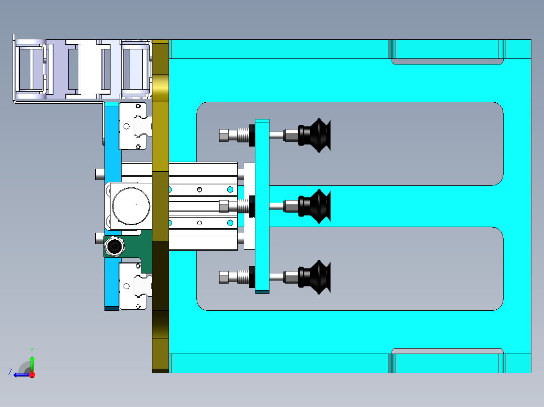 机械手模组右视图