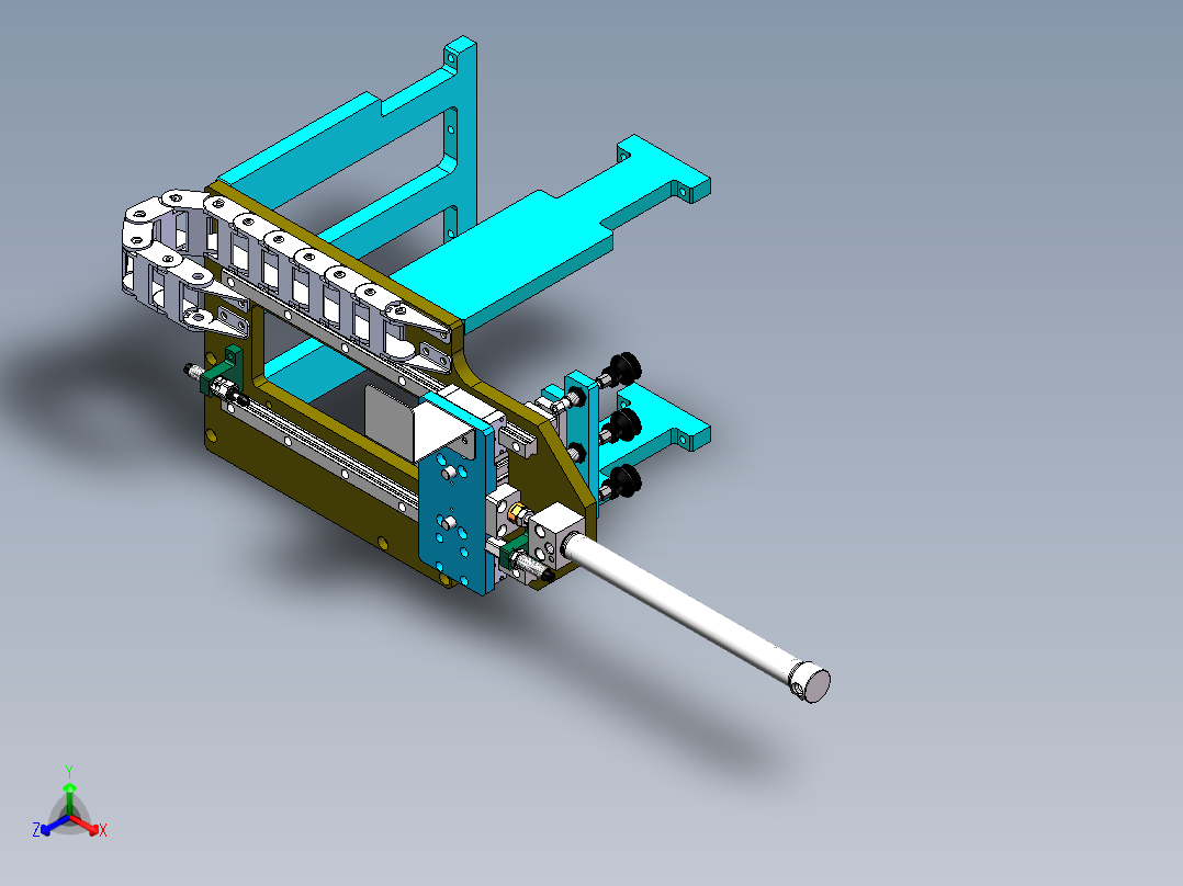 机械手模组正等轴测图