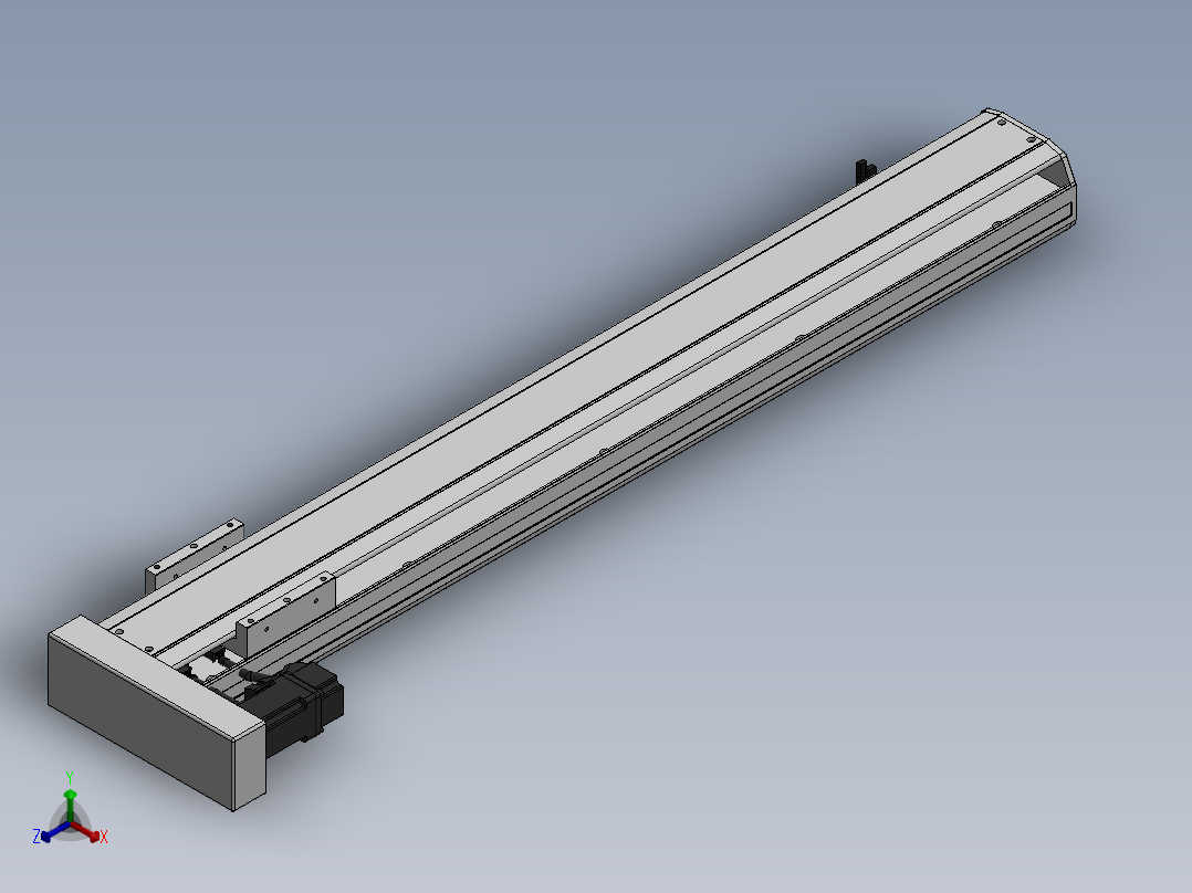 精密模组MY120-T10-700L-BL-P10B-C4-C正等轴测图