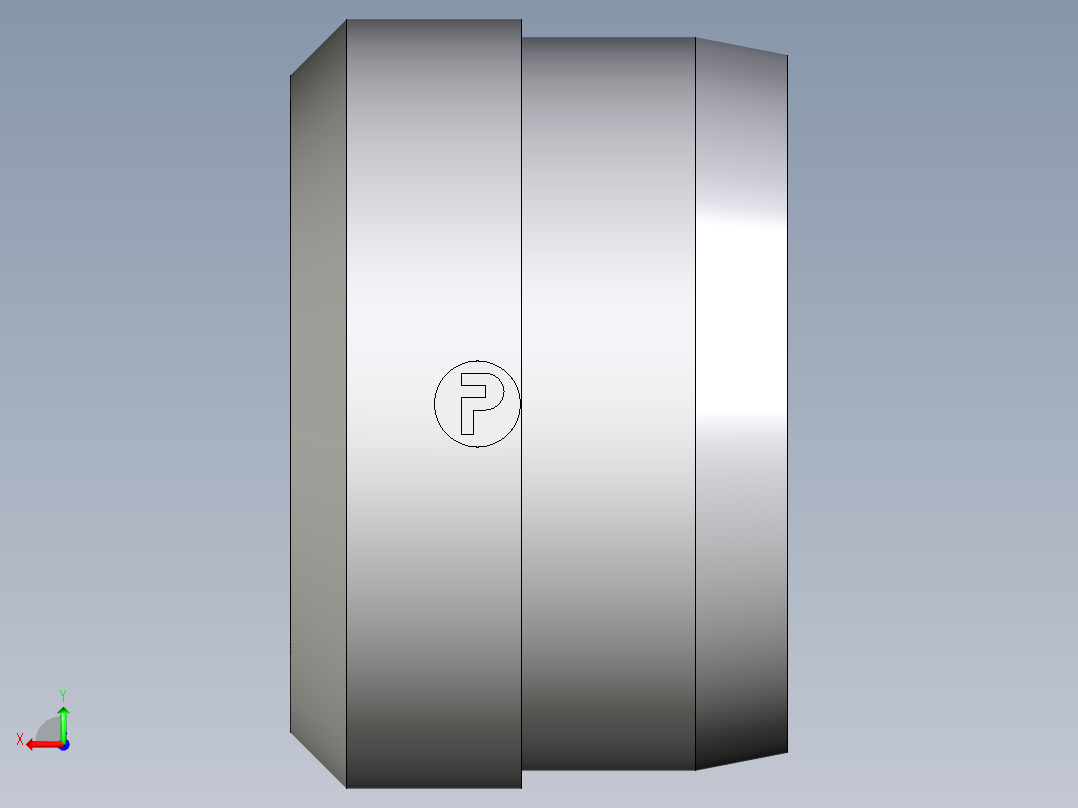 卡套式工业通用硬管接头EO_Progressive_ring_DPR12L71X后视图