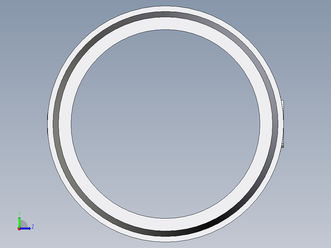 卡套式工业通用硬管接头EO_Progressive_ring_DPR12L71X左视图