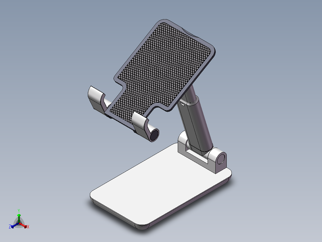手机支架正等轴测图