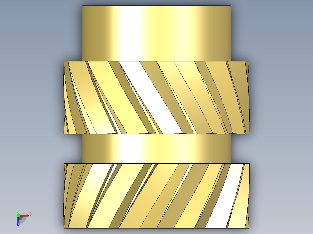 塑料零件嵌件M3螺纹，直径5毫米，高6毫米俯视图