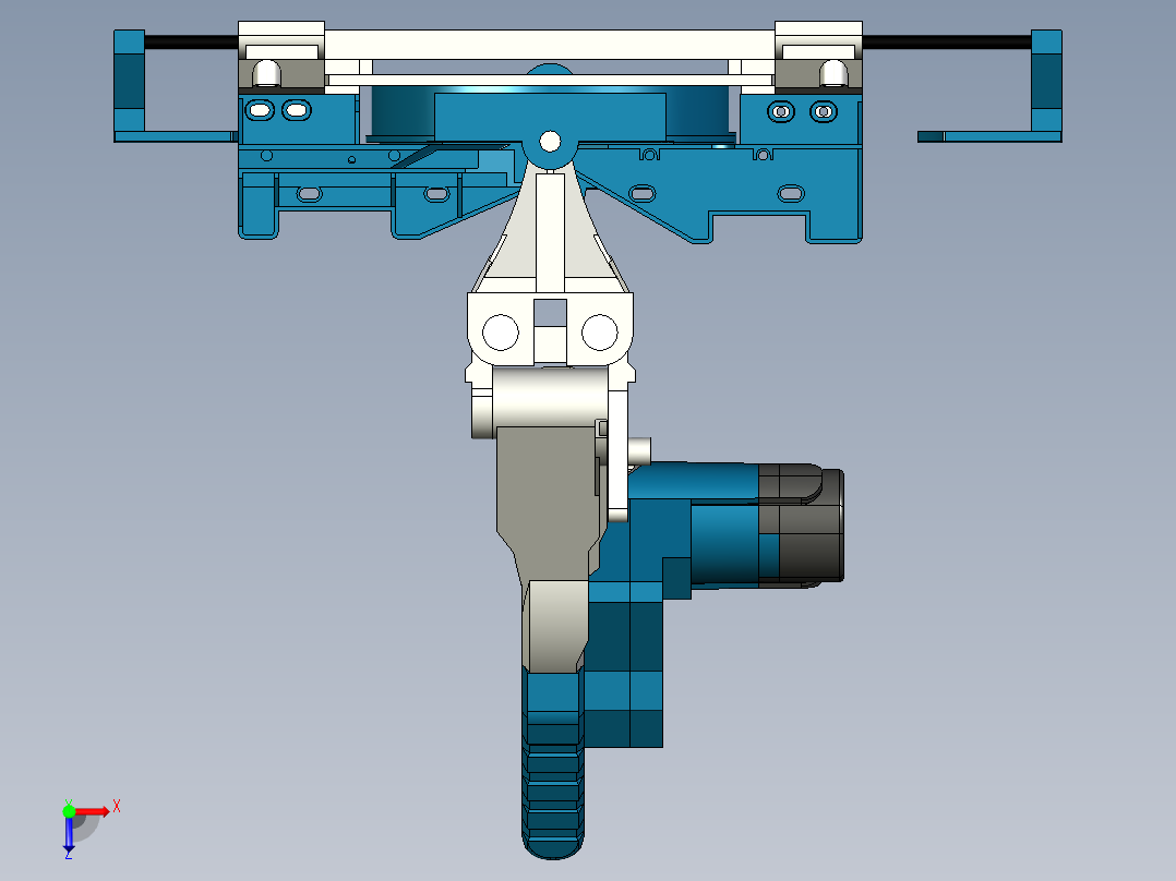 博世 GCM8SJL 锯电锯俯视图