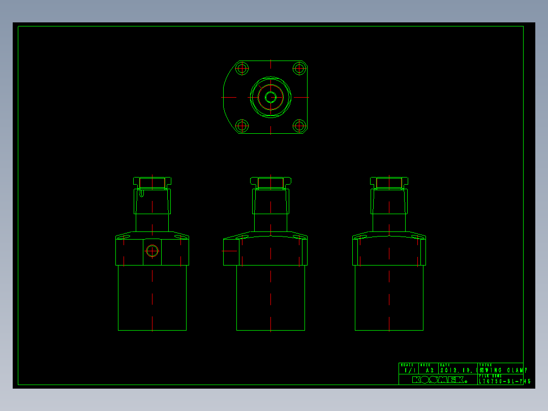 KOSMEKLT0750-SL-Y45多系列多零件图纸模型多系列多零件图纸模型
