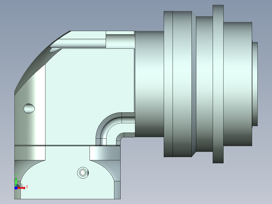 直齿ZPLH160-L2 22-110-145-M8.stp前视图