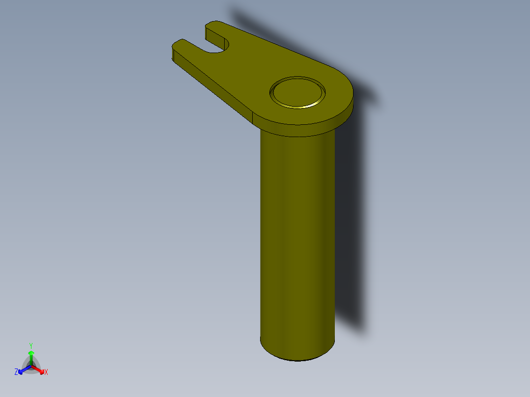三点悬挂装置正等轴测图