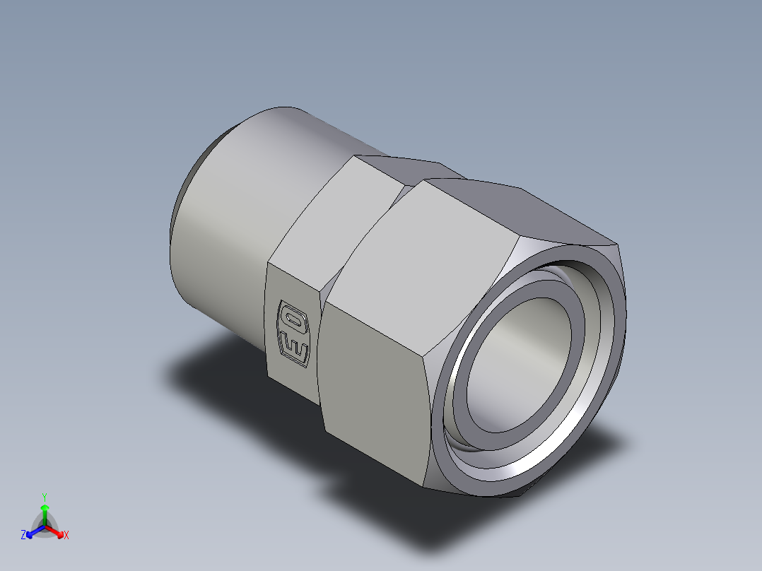 卡套式工业通用硬管接头EO_Swivel_connector_EGE28L1NPTCF