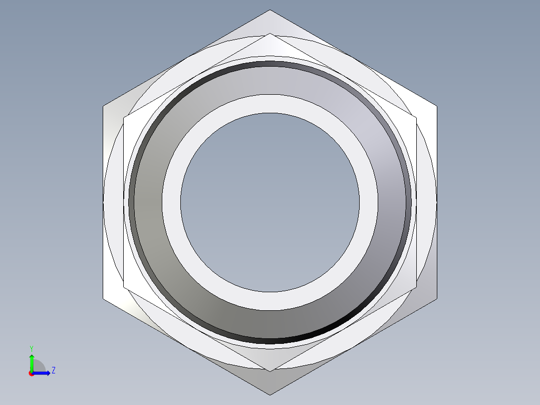 卡套式工业通用硬管接头EO_Swivel_connector_EGE28L1NPTCF左视图