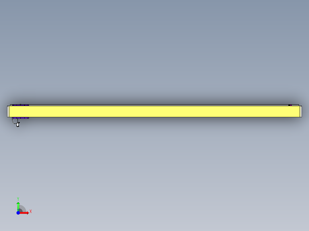 威洛博VL系列直线电机模组-VL14S3-S3350前视图