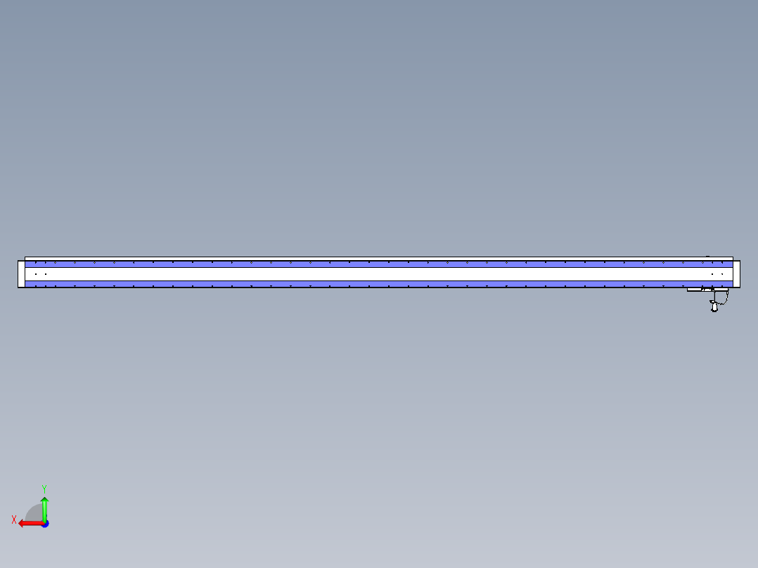 威洛博VL系列直线电机模组-VL14S3-S3350后视图