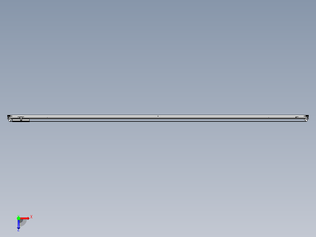 威洛博VL系列直线电机模组-VL14S3-S3350俯视图
