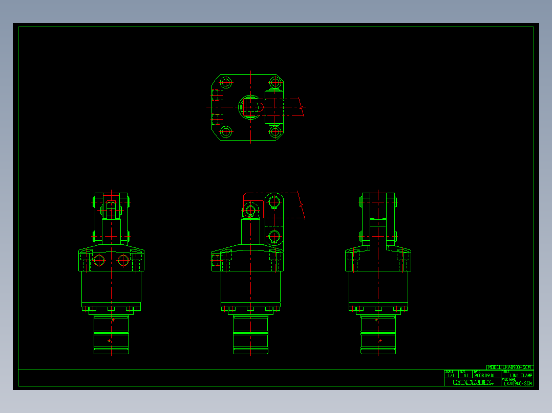 KOSMEKLKA0900-SCM多系列多零件图纸模型