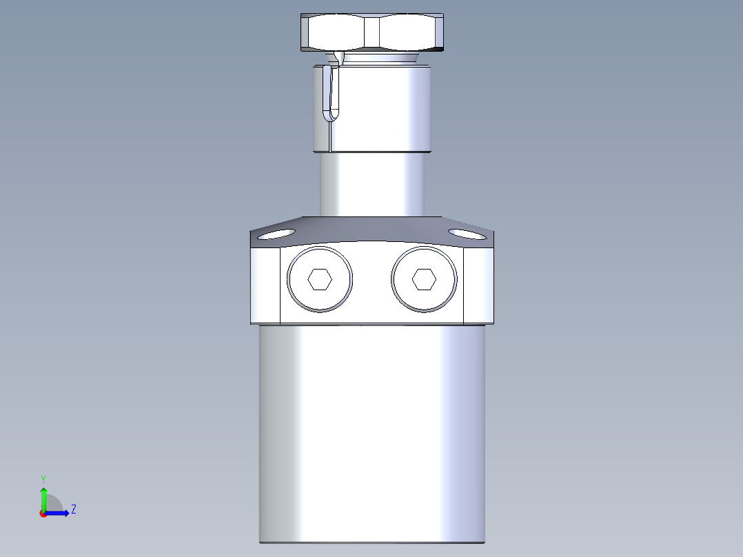 KOSMEKLHA0650-CL-Y45多系列多零件图纸模型左视图