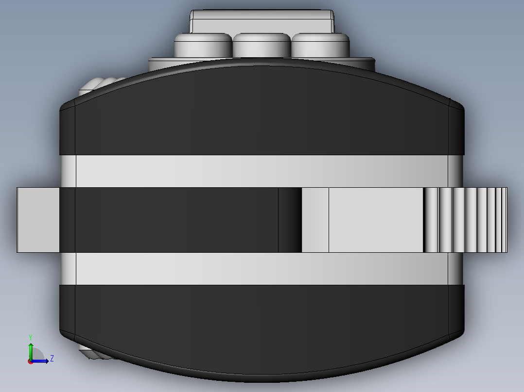 折叠小刀左视图