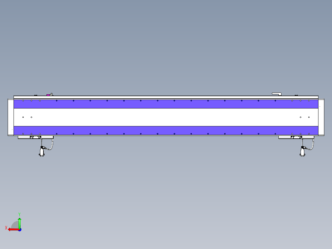威洛博VL系列直线电机模组-2VL22H3-S1300后视图