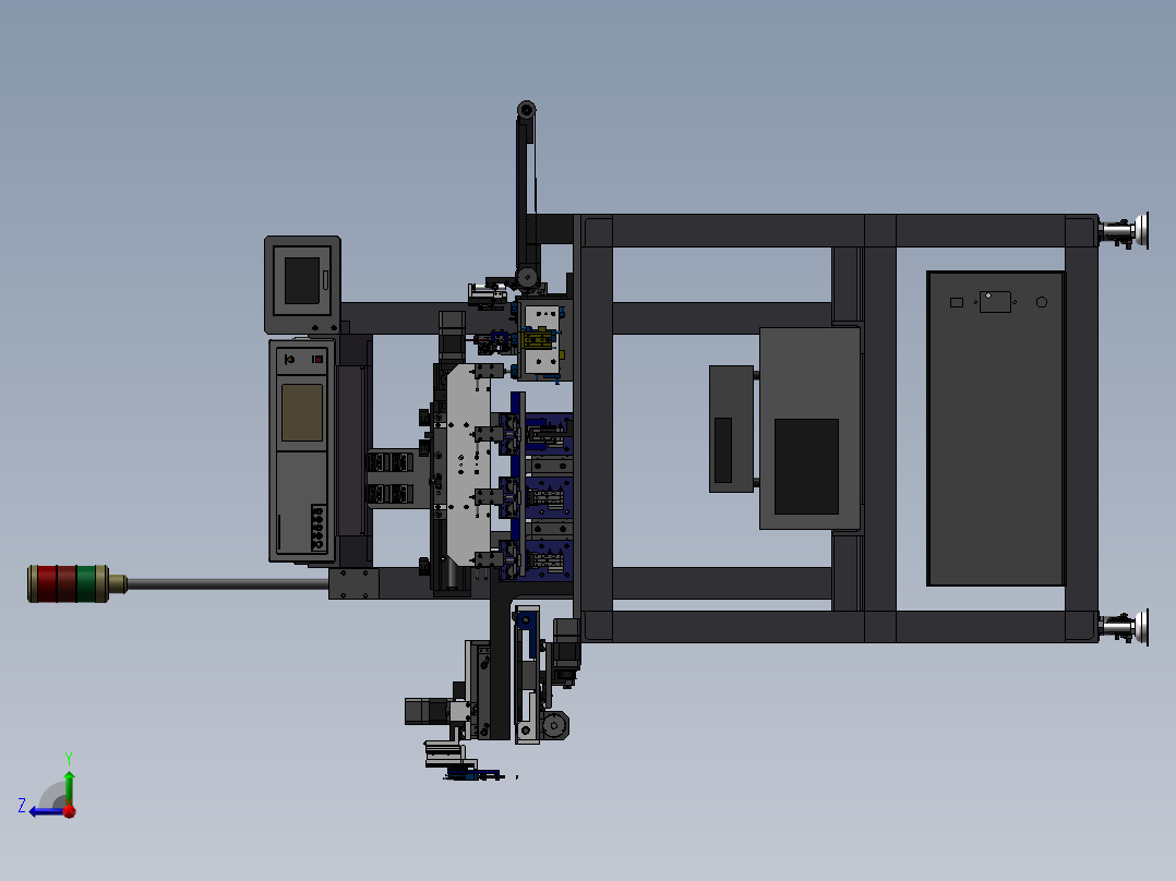 电器检测机右视图