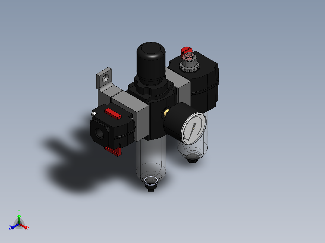 KIT FILTRO REGULADOR LUBRIF. DRENO AUTO 3-8 (BL73-XXX)