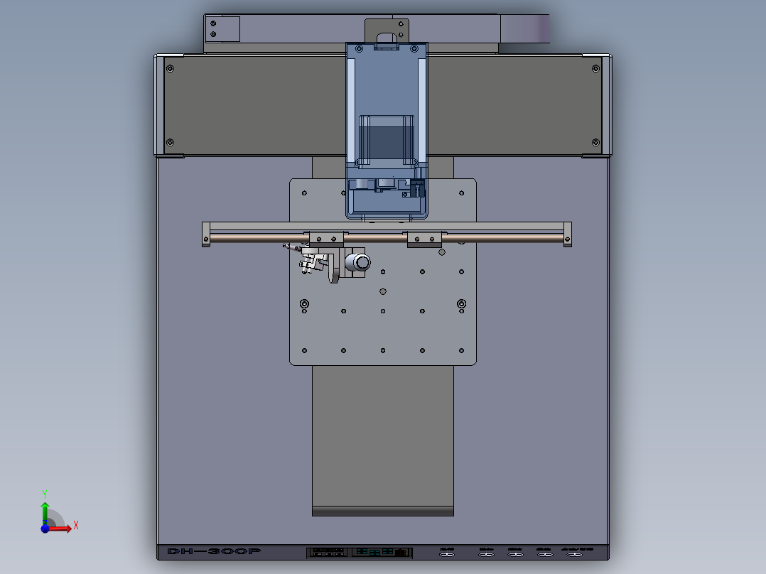 300机三头焊锡机前视图