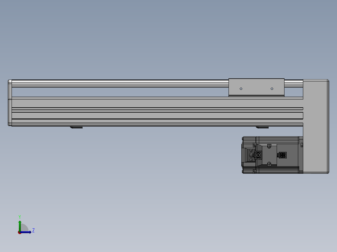 精密模组MY130-T10-300L-BM-P20B-C4-C左视图