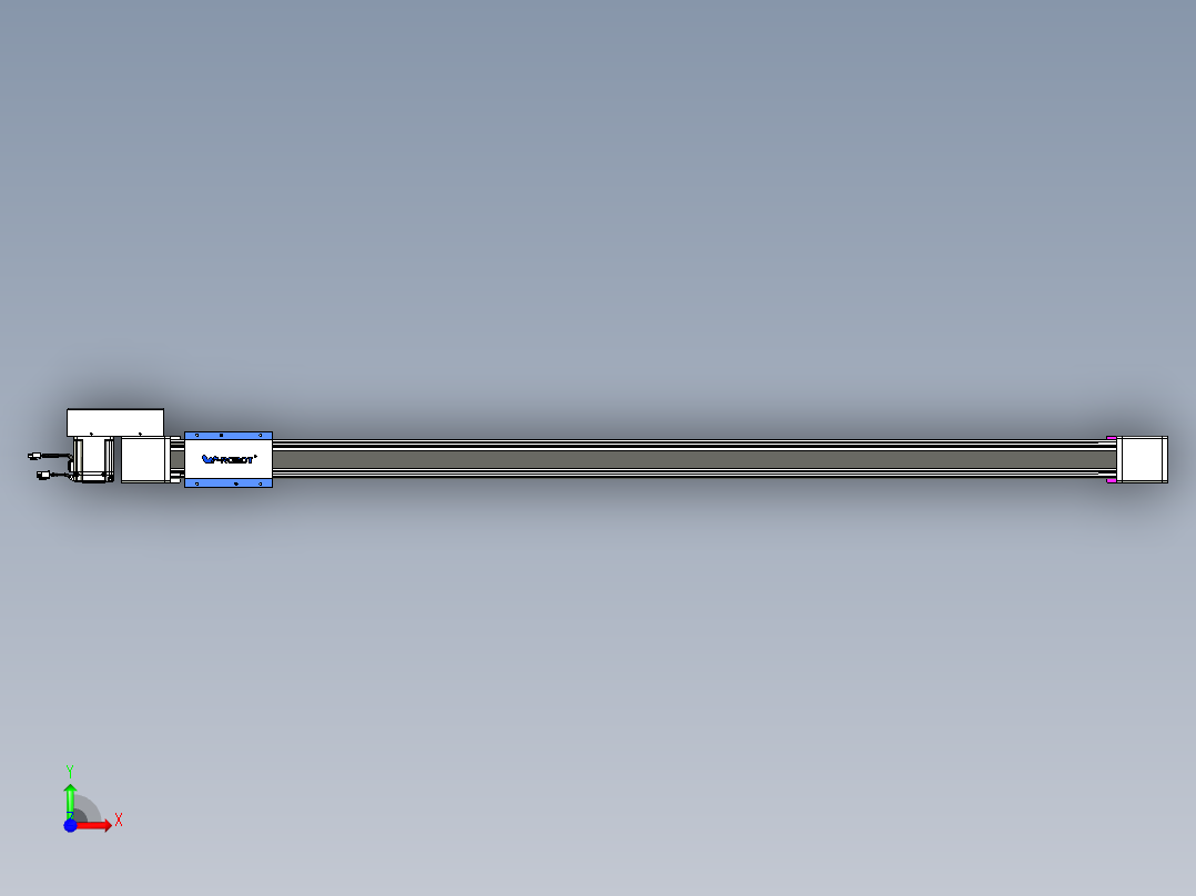 威洛博LB.GB同步带传动--欧规系列GB8-L96-S1700-BR-P75前视图