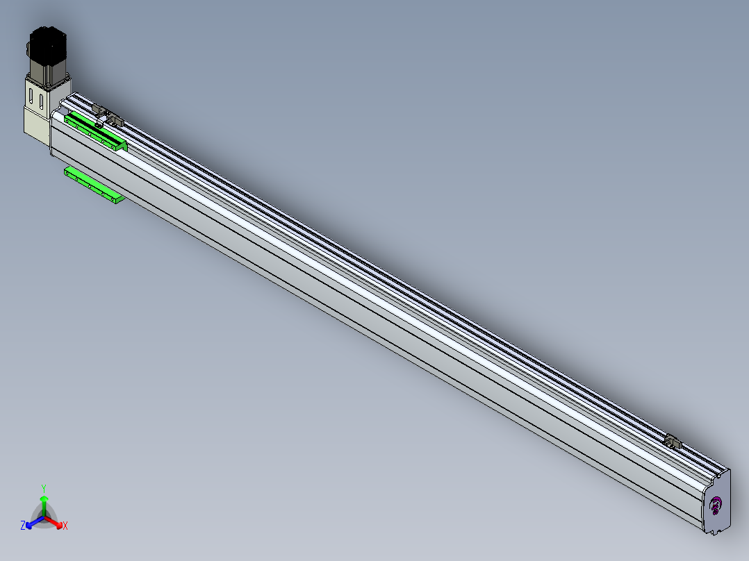同步带滑台-半封闭B13-L90-S1500-R-P40-D3