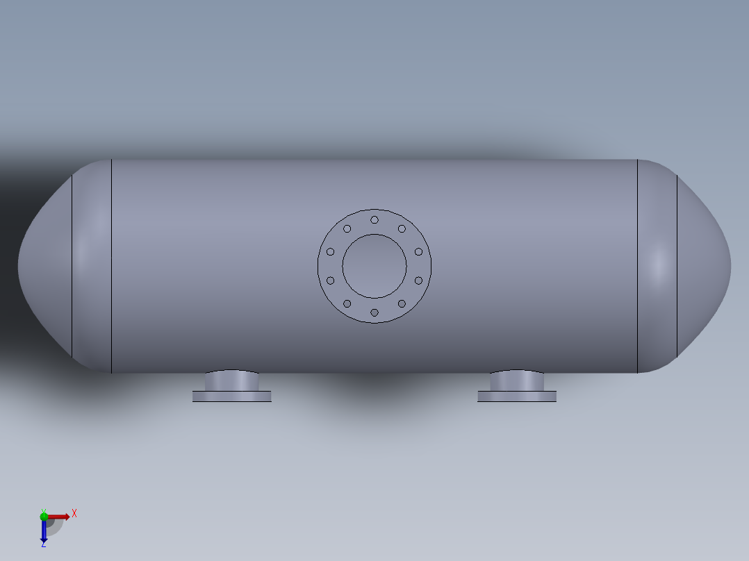 教育用压力容器俯视图