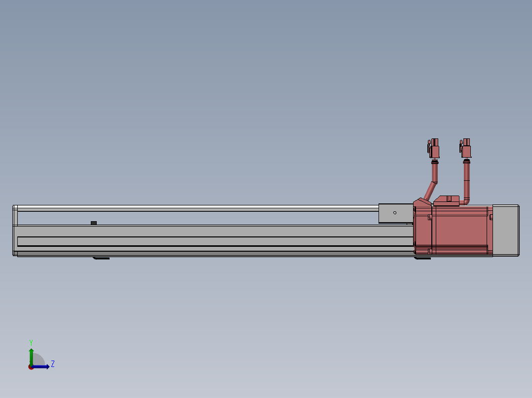 精密模组MY100-T10-400L-BR-P20B-C4-C左视图