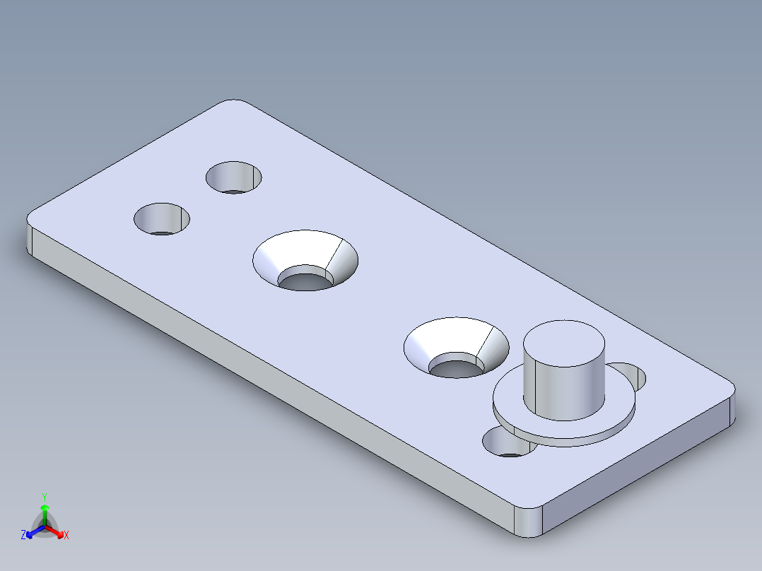 型材-BR FOLDING DOOR ELEMENT KJN516715正等轴测图