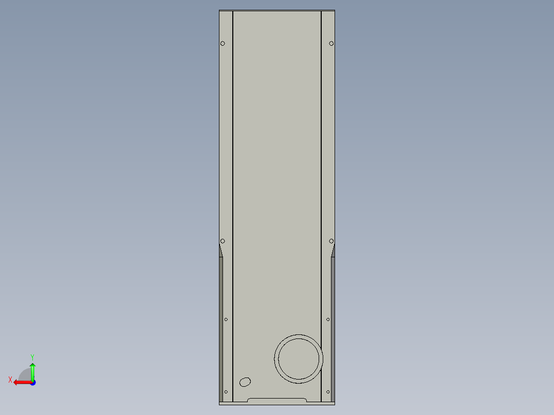 基恩士ML-G9310_9320_kc图纸模型后视图