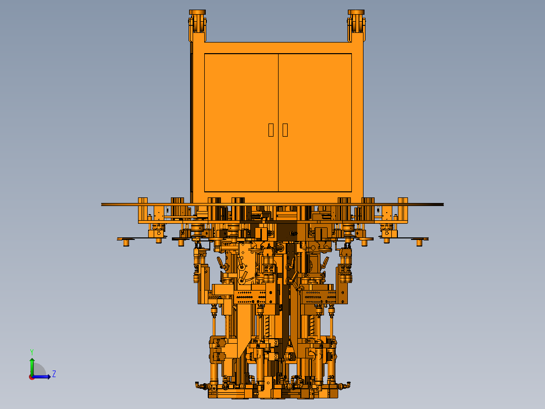 快速点胶机设备左视图
